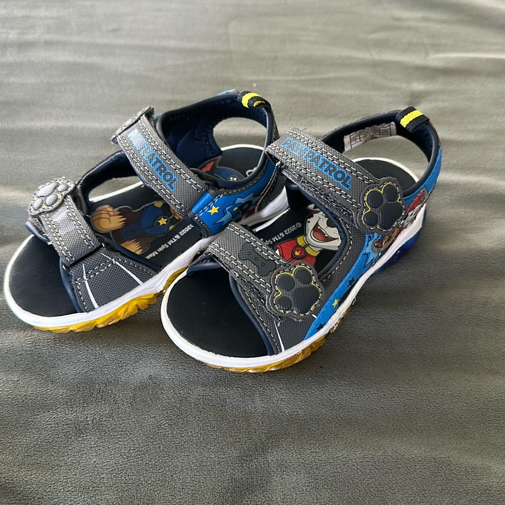 Brand new Paw Patrol light up sandals